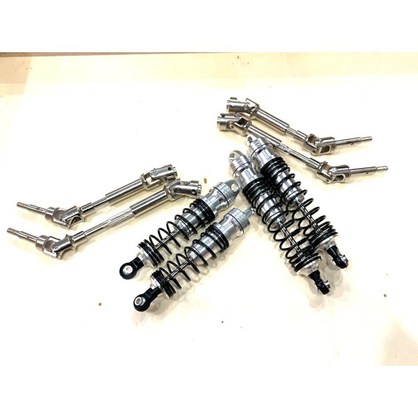 G-MZ Driveshafts CVD+BIG BORE ALUMINUM Shock W/4m shaft Traxxas Slash