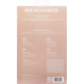 Real Techniques Nuevo set de 5 brochas de maquillaje "Nothing But You" de Nudes - Cerdas sintéticas - Beige