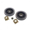 Pack of 2 Pulleys (Pebble) + Gaskets - Dryer -