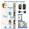 Veise Fingerprint Door Lock with 2 Lever Handles - Keyless