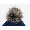 SABBOT Chic Women's Hat with Fur Bobble Fleece Lining Winter