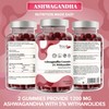 Ashwagandha Gummies 1200mg - 60 Delicious Natural Raspberry Flavour Gummy