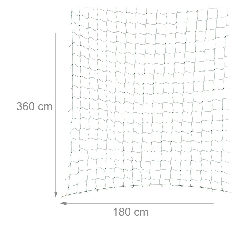 Relaxdays Set of 2 Trellis Nets for Greenhouse 180 x
