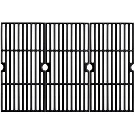 Adviace 16 15/16" Grill Grates for Charbroil Advantage 463344015, 463343015, 463344116, Gas2coal Grill Parts 463340516, 463370516, Cast Iron Cooking Grates Replacement for G467-0002-W1, G421-0008-W1.