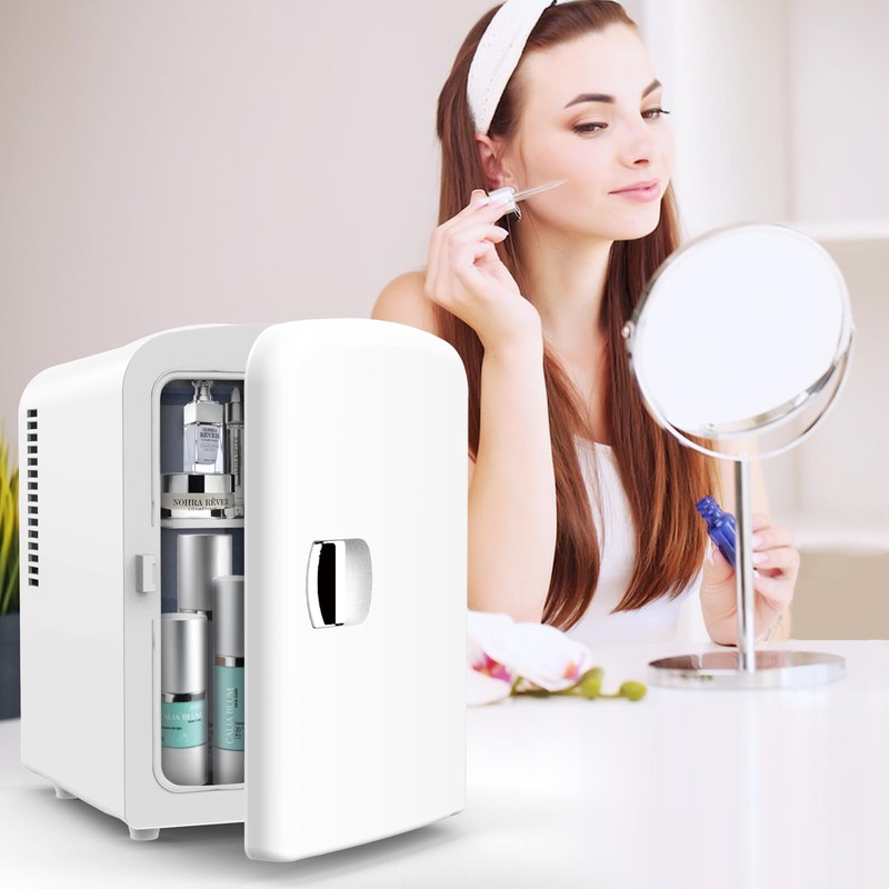 PERSONAL CHILLER 4L Mini Fridge 6 Can Portable Cooler &