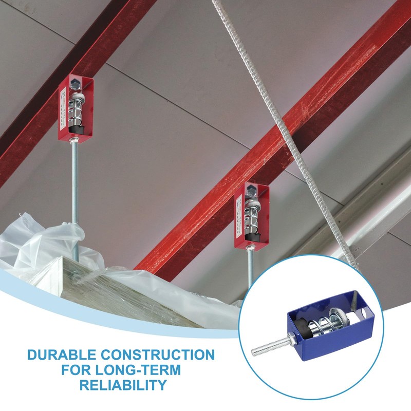 PATIKIL Ceiling Spring Vibration Isolator Hangers, 8 Pack 22lbs Mechanical