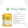 56 Dissolvable Effervescent Lemon Calcium Fizzy Tablets 600mg, with Vitamin