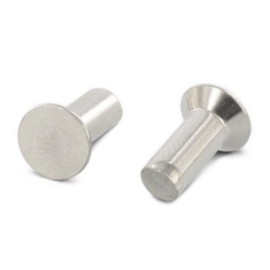 Countersunk Rivets 3 x 12 Pack of 50 Stainless Steel A2 Full Rivets with Countersunk Head DIN 661 Countersunk Rivets Rustproof Rivets