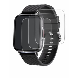 Savvies Screen Protector for Tisoutec Smartwatch 1.7 Inch Ultra Transparent Pack of 6