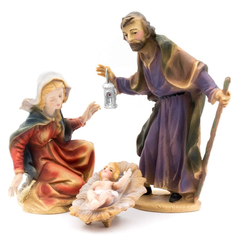 Marolin Nativity Figures Set with 12 Figures, 12 cm Figure