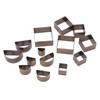 14 Pcs Leather Cutting Mold 2 Shape Exquisite High Carbon