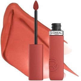 LOréal Paris Infaillible Le Matte Resistance Labial Líquido de Larga Duración por 16H, a Prueba de Agua, Color Intenso, con Ácido Hialurónico, Tono...