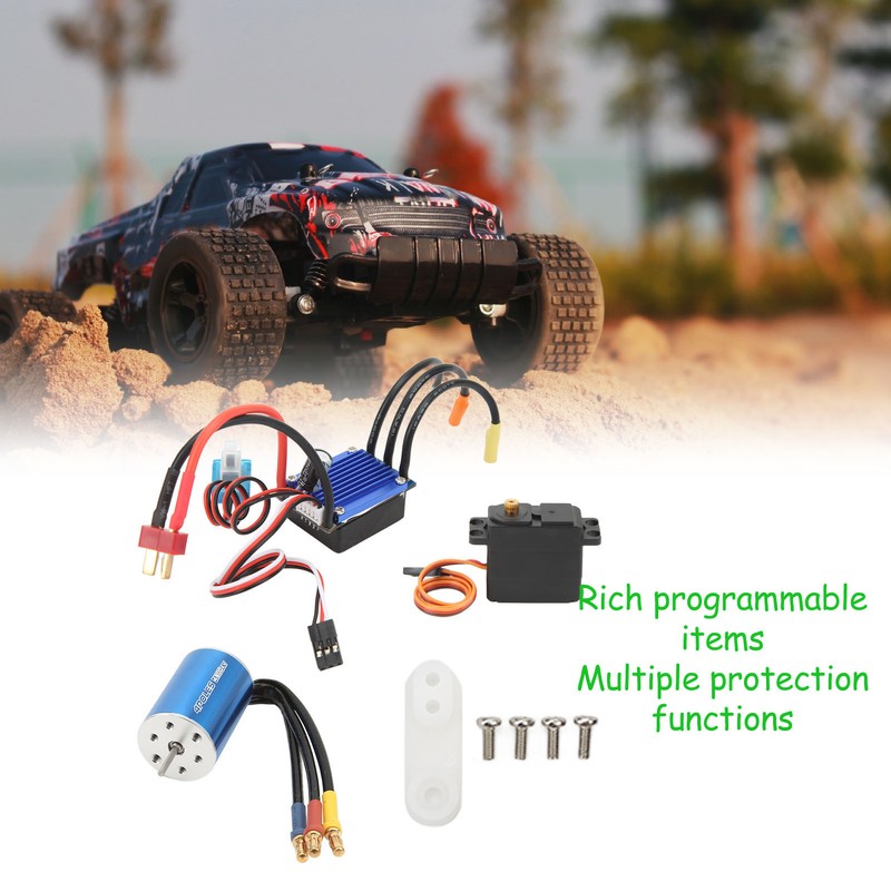 2435 4800KV Brushless Motor 25A ESC 2.2kg Servo RC Brushless