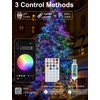 echosari Smart String Lights 100 LED 33Ft RGB Built in