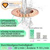 Kitchen Helpis® 2 x Sink Strainer Copper-Coloured Suitable for All