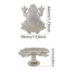Mizhang Frog Cabinet Knobs, Decorative Metal Frog Shaped Single Hole