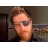 Eye Patch, Mesh, Aero, See Through, Black, Concave, Breathable Fabric,