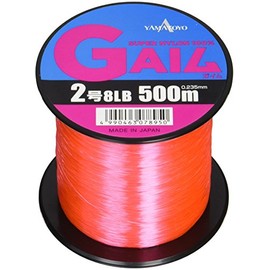 YAMATOYOO Nylon Line Guim, 1696.4 ft (500 m), No. 2, 8lb, Pink