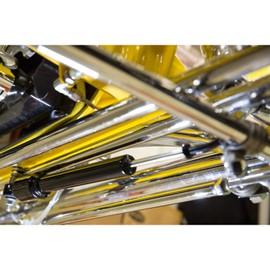 Steering Damper, Black Steering Stabalizer, Fits Hod Rods