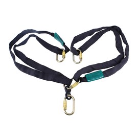 runner deer Aerial Hoop Hardware Rigging Kit - Carabiners,Swivel,Spanset Spinning Aerial Hoop Rigging,Multiple Aerial Equipment Hanging Needs (Double Points, 1)