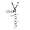 Shields of Strength Women's Stainless Steel Hope Cross Delicate Pendant