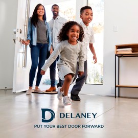 Delaney Hardware 402500- Hd Hinge Pin Door Stop, Polished Chrome