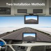 Yuanting 7'' Backup Camera and Monitor Kit System Back Parking
