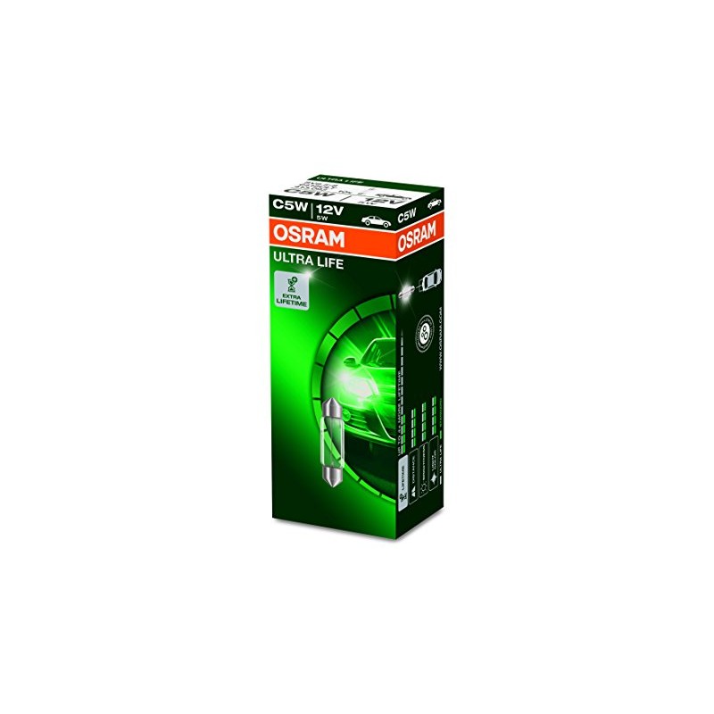 Osram 6418ULT Ultralife Lamps, 12 V, 5 W, Set of