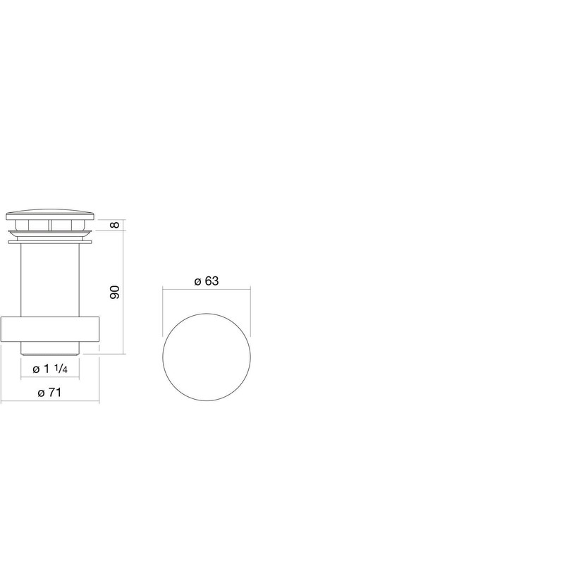 Alape Shaft Valve without Storage Function and not lockable Pack