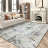 Cinknots Modern Soft Area Rugs Abstract Distressed Rugs Living Room