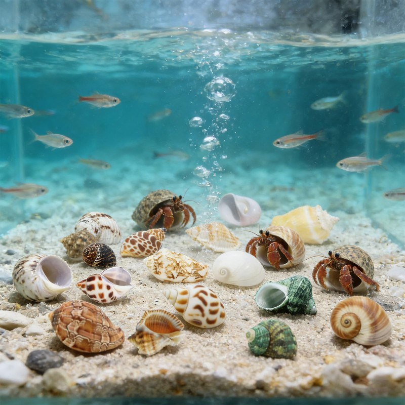 TenaLucy 12 Pièces Conchiglie di Mare Naturali, Set di Conchiglie