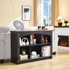 Black Bookshelf, 6-Cube Bookcase and Kids Bookshelf, Wooden Storage Cabinet
