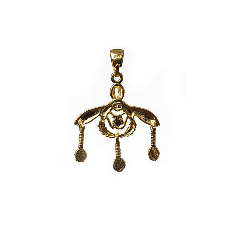 BeautifulGreekStatues Malia Bees Minoan Cretan Solid Pendant Sterling Silver 925