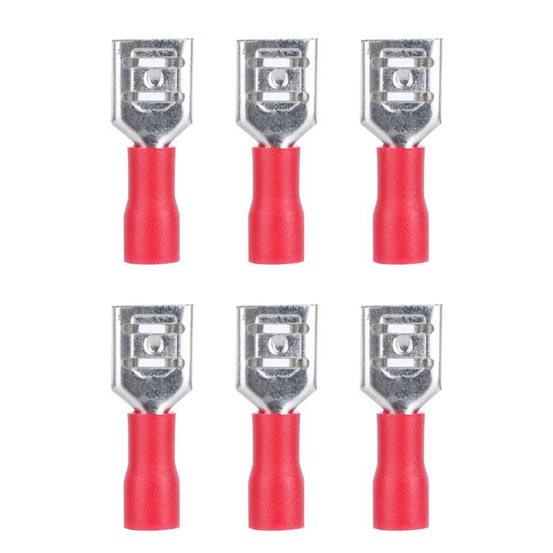 Insulated Spade Wire Connector FDD1.25‑250 Female Sturdy Durable Stable Convenient