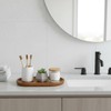 Small Wood Tray, 7.3"x 4" Mini Wooden Serving Tray Bathroom