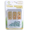 MOWHOUSE Lawnmower Spare Blades Set - Hardened Titan Blade Replacement