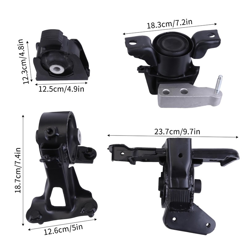 Hiolpen 4PC Engine Motor & Trans Mount Set Fit for