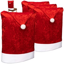 com-four® high-quality Christmas chair covers, Christmas decoration for chairs, premium chair covers in Christmas design