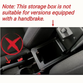 Z.MYUKI Duster 3 Centre Console Storage Compartment for Dacia Duster 3 2024-2025 2026 Accessories Armrest Storage Box Organiser (without Handbrake, Red)