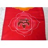 Large Batik Rainbow Chakra Meditation Cotton Wall Hanging - Hand