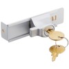 C.R. LAURENCE TDK7AKA CRL Aluminum Stick-On Showcase Lock - Keyed