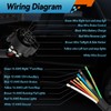 CDIYTOOL 7 Pin Trailer Tow Rear Bumper Wiring Connector Harness
