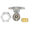 Eastman Quarter-Turn Straight Stop Valve with Brass Ball Mechanism, 5/8