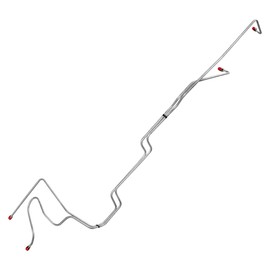 Inline Tube Compatible with 1966 Ford Mustang V8 C4 5/16" Trans Cooler Lines 2pc, OE Steel