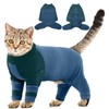 Sticky Hair Cat Clothes - Cat Recovery Suit & Pajamas