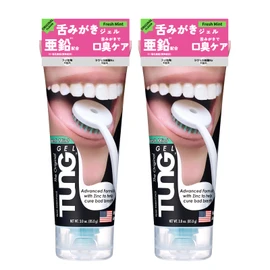 TUNG Tongue Polishing Gel, 3.0 oz (85 g) x 2, Tongue Cleaner, Tongue Moss Removal, Tongue Care, Bad Breath Care, Zinc Blend, Xylitol, Mint for Tongue Use