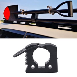 Shovel Holder, 1 Pair of Quick Release Rubber Clamp Mounting Bracket for 1-1/7 in to 1-3/7 in Diameter Tools, Roof Rack Mount for ATV UTV RV Trucks Boat Train Offroad