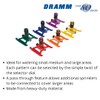 Dramm ColorStorm Gear Drive Sprinkler on Heavy Duty,Durable Metal Base,