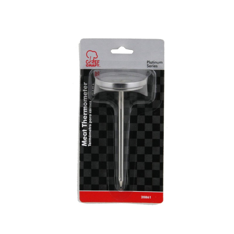Chef Craft 140-190-Degree Stainless Steel Meat Thermometer