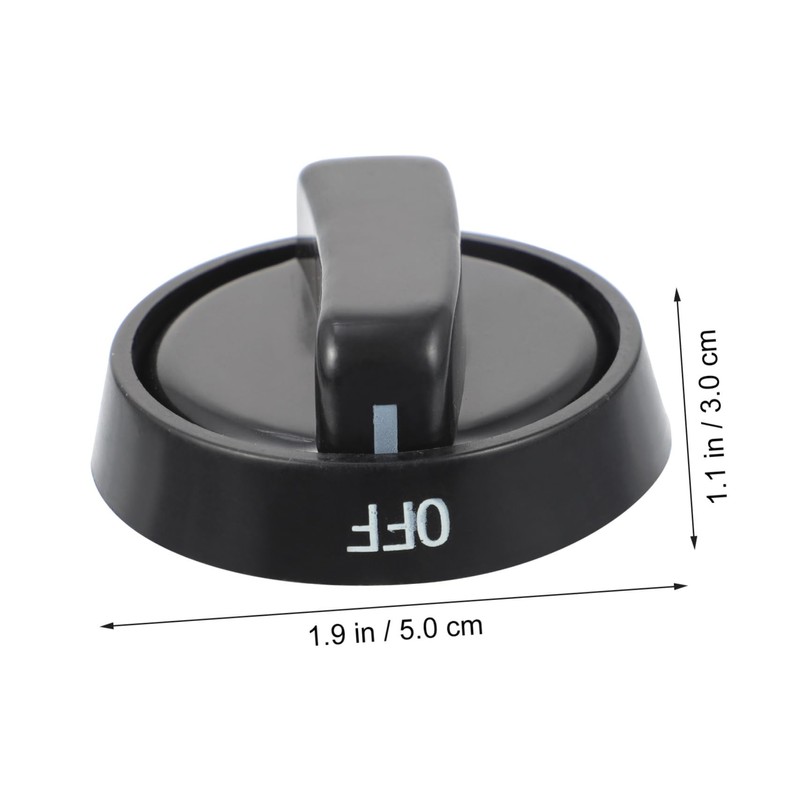 CORHAD 5pcs Gas Stove Knob Replacement for Kitchen Cookers Easy